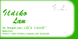 ildiko lam business card